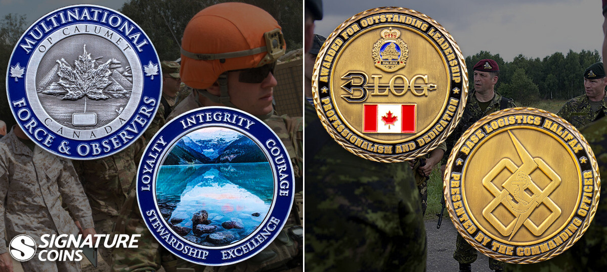 Canadian Armed Forces challenge coin design
