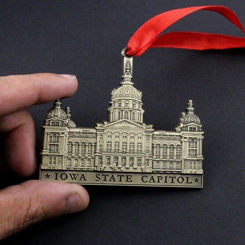 Custom holiday ornament soft enamel