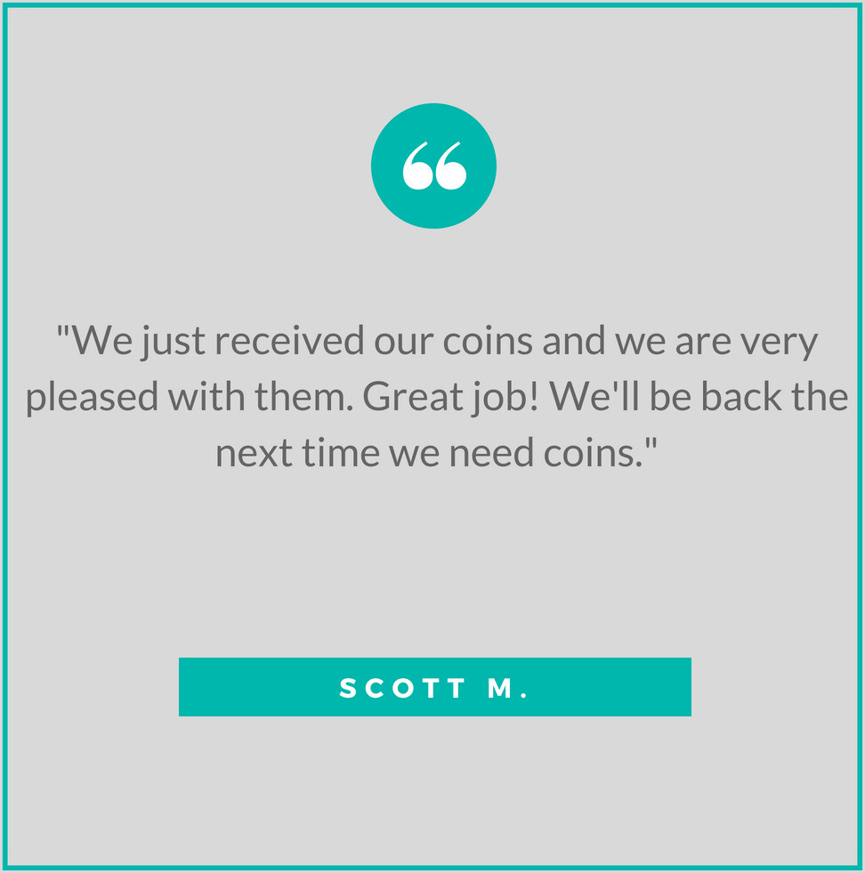 Custom coin business card quote request form