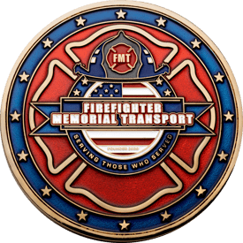 Custom Firefighter Challenge Coins image