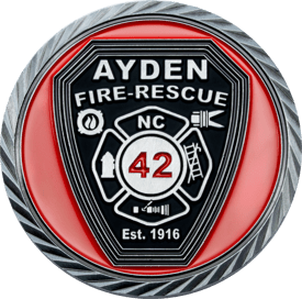 Custom Firefighter Challenge Coins image