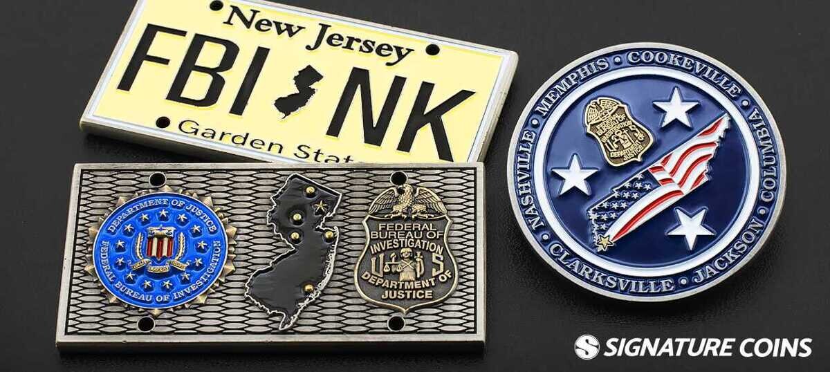 Signature Coins FBI Challenge Coin