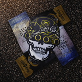 Skull Display Coin on Coffee Beans