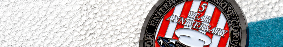 United States Marine Corps 5 Year Anniversary challenge coin
