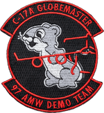 C 17 Globemaster Demo Team Mascot Patch