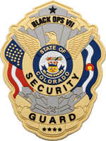 Colorado Security Guard Badge Patch