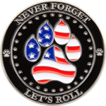 Police K9 Challenge Coins