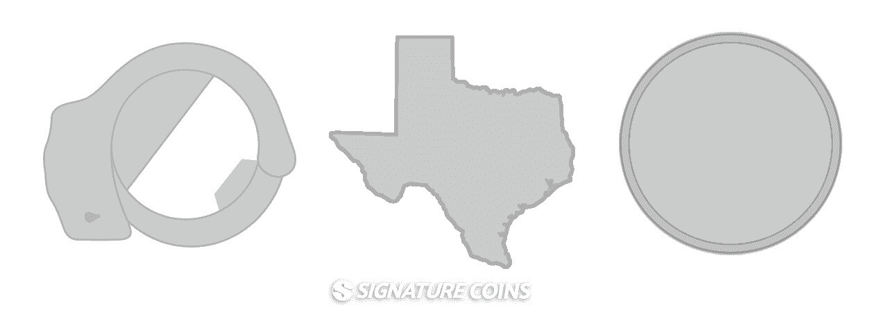 Decide on a shape for your coins.